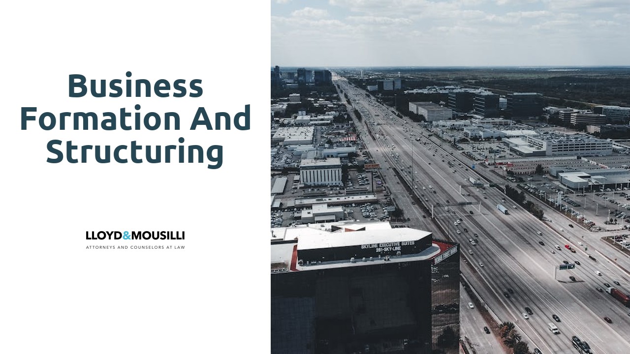 Business Formation and Structuring